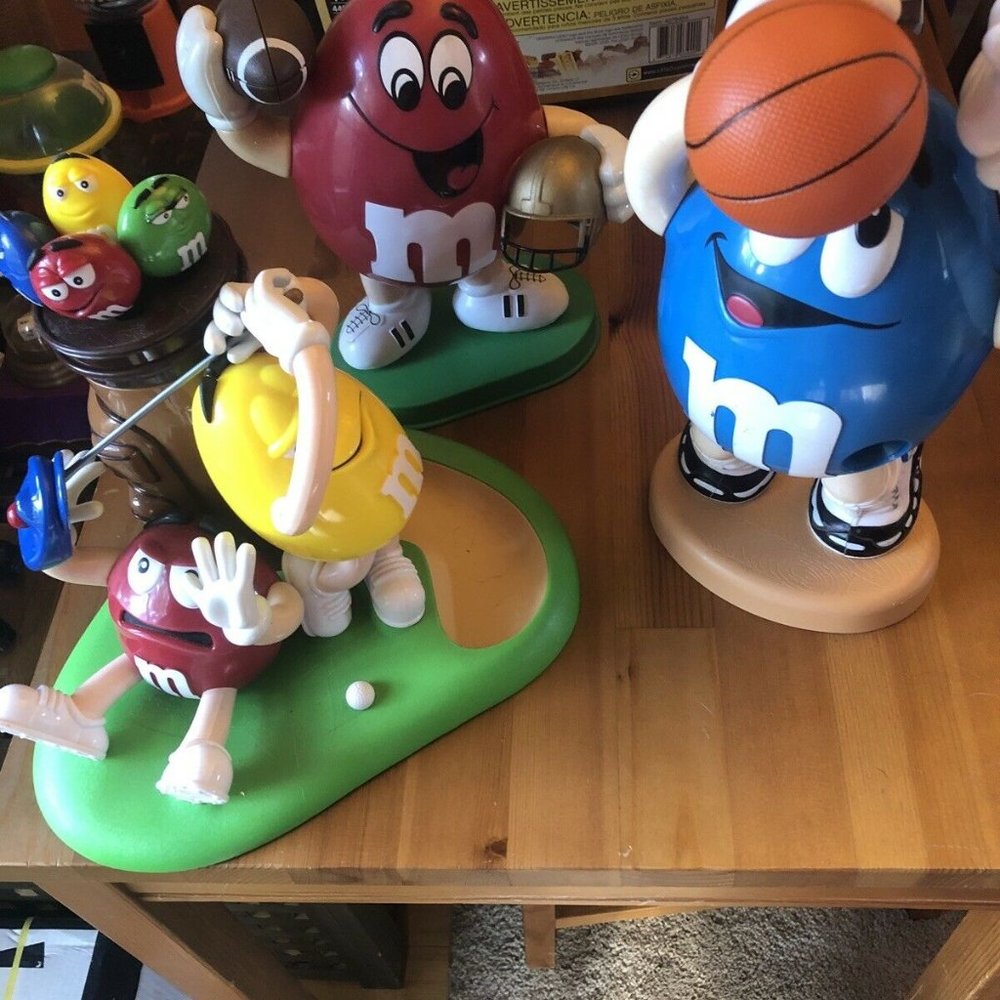 M&M Candy Dispenser Sports Lot